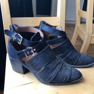 Buckled ankle booties